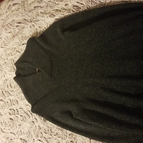 Dark Gray Knit Sweater - Picture 2 of 4